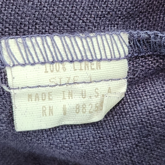 Subtle Tones Women's 100% Linen Tie Front Blazer Jacket Lagenlook - S/M - Picture 7 of 7